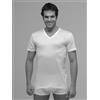 T-Shirt Intima Uomo Collo V, BIANCO