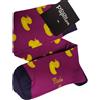 Papillon Calze Donna Fantasia, VIOLA, PAPERE
