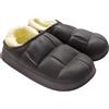 NOIDINOTTE Noidìnotte Pantofole Donna Fluffy, Ultraleggere, NERO