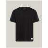 Tommy Hilfiger T-Shirt Logo Spalla, NERO