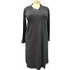 ZERO Pigiamore Camicia Da Notte Donna Nero Collo V Curvy