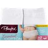 Playtex Essential Cotton Bi-Pack Midi Slip, BIANCO