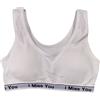 Dyana Reggiseno Bralette Ragazza, BIANCO