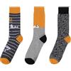 Aznar Innova Peanuts Confezione Regalo 3 Pack Calze, GIALLO