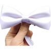 Gianluca Fashion Papillon Tinta Unita, BIANCO