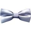 Gianluca Fashion Papillon Tinta Unita, GRIGIO PERLA