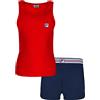 Fila Completo Pigiama Donna, ROSSO