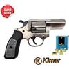 KIMAR Pistola a salve Revolver 380 POWER 2 SILVER kimar + 50 colpi