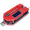 Fasizi Modulo di alimentazione Step UP USB da 15 W Boost Convertitore regolabile Potenziometro di controllo della velocità della ventola con display LCD - Rosso