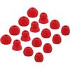 ALXCD Powerbeats Pro, 8 paia S/M/L/D, 4 misure, tappi in silicone morbido, adatti per Powerbeats Pro (rosso)