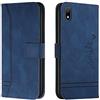 Bravoday Cover per Huawei Y5 2019 / Honor Play 3e / Honor 8S 2019/2020, Flip Custodia in Pelle PU Portafoglio Custodia per Huawei Y5 2019, con Slot per Schede, Blu