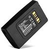 CELLONIC 1x Batteria per Scanner per codici a barra Compatibile con Datalogic Skorpio X4, Skorpio X3, 94ACC0046 - (6800mAh, 3.7V)