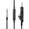 ABLET Cavo audio di ricambio con microfono in linea e controllo volume, compatibile con cuffie Bose QC15 QuietComfort 15, cavo audio compatibile con Samsung Galaxy/Huawei/Android