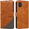 XINNI Cover per Samsung Galaxy A31 Custodia, Cellulare Libro Antiurto Flip Pelle PU/TPU, Portafoglio Flip Magnetica Case, Marrone