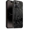 TF Skins Compatibile con iPhone 15 Pro, pellicola protettiva per la parte posteriore, super sottile e resistente (Shadow Black)