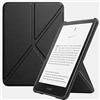 MoKo Custodia per 7 Kindle Paperwhite 12a Gen. 2025/2024, Nero | per Kindle Colorsoft 2024/2025, Case Piegare con Cover Posteriore Magnetica in PC, Non Adatto a Kobo