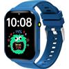 pmstuy Smartwatch Bambini, 1.83 Orologio Smartwatch Bambini Fitness Tracker con 18 Giochi Fotocamera Contapassi Sveglia Monitor del Sonno Impermeabile Regali di Natale e Compleanno per Ragazza Ragazzo