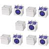 TopHomer 10 Pezzi PS/2 6 Pin Mini DIN Maschio Femmina PCB Mouse Tastiera Presa Viola
