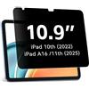 Protescreen Schermo anti-spia per iPad (A16) 11°/10a generazione 2025/2022 (10,9 pollici), protezione schermo anti spy luce blu, alta sensibilità senza bolle