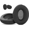 DowiTech Cuscini di ricambio traspiranti e resistenti compatibili con cuffie Sennheiser SC 165 USB/SC 160/SC 130/SC 135 USB, copertura degli auricolari in tessuto mesh e schiuma memory foam.
