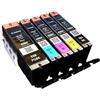 Canon PGI 550 CLI 551 550bk Multipack Setup Cartucce originali Bulk in confezione neutra per PIXMA MX725, MX925, iP7250, iP8750, MG5450, MG5550, MG5650, MG6350, MG6450, MG6650, MG7150. , MG755 0