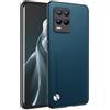 HAFFAN Custodia Cover Protettiva per Cellulare per Realme 8 / Realme 8 Pro (6.4 inches), Stile Similpelle - Zaffiro