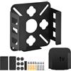Astralong Supporto da parete per MAC mini M4/M4 Pro 2024, Supporto di Montaggio in Alluminio, Supporto Sotto Scrivania/Parete/Dietro del Monitor, SupportO di Sicurezza Compatibile con MAC Mini M 4/Pro e TV Box