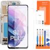 AGCUT Schermo LCD per Samsung S21 Plus 4G / 5G per display LCD per Galaxy S21+ SM-G996B SM-G996U 6,7 con cornice Digitizer Assembly + riparazione (Incell, nessuna impronta digitale) (argento)