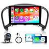 Hodozzy 4G+64G Autoradio per Nissan Juke J15 2010-2019/ YF15 Infiniti ESQ 2011-2017 Vito Viano Sprinter Android 9 Pollici InCell Touch Schermo Carplay Android Auto, Stereo Bluetooth GPS WiFi FM RDS