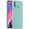 HULLIN Custodia per Telefono in Silicone Colorato, Adatta per HUAWEI P30 Lite (6.15) - Ciano chiaro