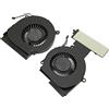 Garsent Ventola di Raffreddamento della CPU per per OMEN 15 Dc, Ventola di Raffreddamento Silenziosa della CPU della GPU del Laptop di Ricambio a 4 Pin per OMEN 15 Dc L30204 001