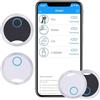 XUBX 2 Pezzi Localizzatore Trova Oggetti Smarriti e Chiavi, Bluetooth Tracker e Localizzatore di oggetti per chiavi, portafogli, bagagli, animali domestici e altro