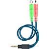 ENVEL Cavo Adattatore, 3,5mm Sdoppiatore Cuffia Y Jack per Microfono e Cuffie [ 2 Femmine prese su 1 Maschio jack ] per PC PS4 Xbox One Auricolare Smartphone Tablet MP3 Altoparlanti