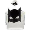 Dalber Lampada a sospensione per bambini Dalber Dark Hero, Supereroe Superhero, si illumina al buio, 61802M, E27