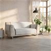 Italian Bed Linen Copridivano Antiscivolo Comfort, Panna, 2 Posti Maxi