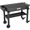 Garvee Carrello Da Esterno Pieghevole - Grill Cart Per Blackstone Griddle, Tavolo BBQ Con Vassoio, Carrello Con Ruote e Porta Carta, Supporto Griddle 17"o 22", Tavolo Portatile Per Campeggio