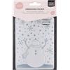 Vaessen Creative Cartella per Goffratura Pupazzo di Neve 14,6 x 10,7 cm - Cartella per Embossing per Biglietti, Scrapbooking, Journaling - Riutilizzabile, Risultati Precisi, Per Macchine da Taglio