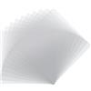 Vaessen Creative Florence Fogli di Acetato di 30,5 x 30,5 cm e 0,2 mm di Spessore - 12 Foglio di Plastica Flessibile - Fogli Plastica Trasparente per Scrapbooking, Biglietti d'Auguri, Pittura e Art Journaling
