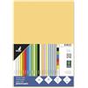 Kangaro - Carta colorata camoscio scuro DIN A4 - 120 g/m² FSC mix - 100 pezzi - Carta da lettere fai da te