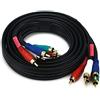 Monoprice 100320 m 1,83 22AWG 5-RCA component video/Cavo Audio Coassiale - nero