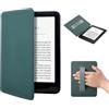 BHHB Custodia compatibile con Kindle Paperwhite 2024 (12a generazione), 7 Colorsoft Signature Edition 2024, leggera e completamente nuova con auto Wake/Sleep 2025/2026 (Emerald Green)