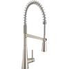 Moen 5925SRS Elegante One-Handle Pre-Risciacquare Alto Arco Primavera Pulldown Rubinetto Cucina con Potere Boost, Spot Resist Acciaio