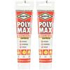 Bostik ADESIVO POLY MAX g 115 CRISTAL BOSTIK [BOSTIK ] (Confezione da 2)
