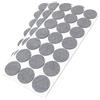 Adsamm® / 63 x feltrini autoadesivi/Grigio/ø 30 mm/Rotondo/piedini per mobili in feltro da 3.5 mm di spessore/pad protettivi per arredi