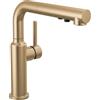 Delta Daneri 16879-CZ-DST Rubinetto da Cucina Estraibile Rubinetto Lavello Cucina con Docking Magnetico Bronzo Champagne