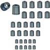cyclingcolors 30 punte per cavo per moto, ciclomotore, 5,5 mm, 6 mm, 7 mm, acciaio universale, per moto, fai da te