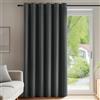 Deconovo Tenda Oscurante da Interno, Termica Isolante, Anti-Rumore, con Anelli, Ideale per Camera da Letto e Soggiorno, 200x245 CM, Grigio Scuro 1 Pezzo