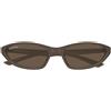 Balenciaga Occhiali da Sole BB0402S 008 Marrone/Marrone Donna 59/18/135
