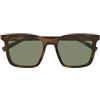 Saint Laurent Occhiali da Sole SL 500 009 Marrone/Verde Uomo 54/19/145