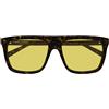 Saint Laurent Occhiali da Sole SL 904 003 Marrone/Giallo Uomo 59/16/145